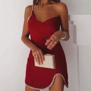 Zara Gold Trim Dress